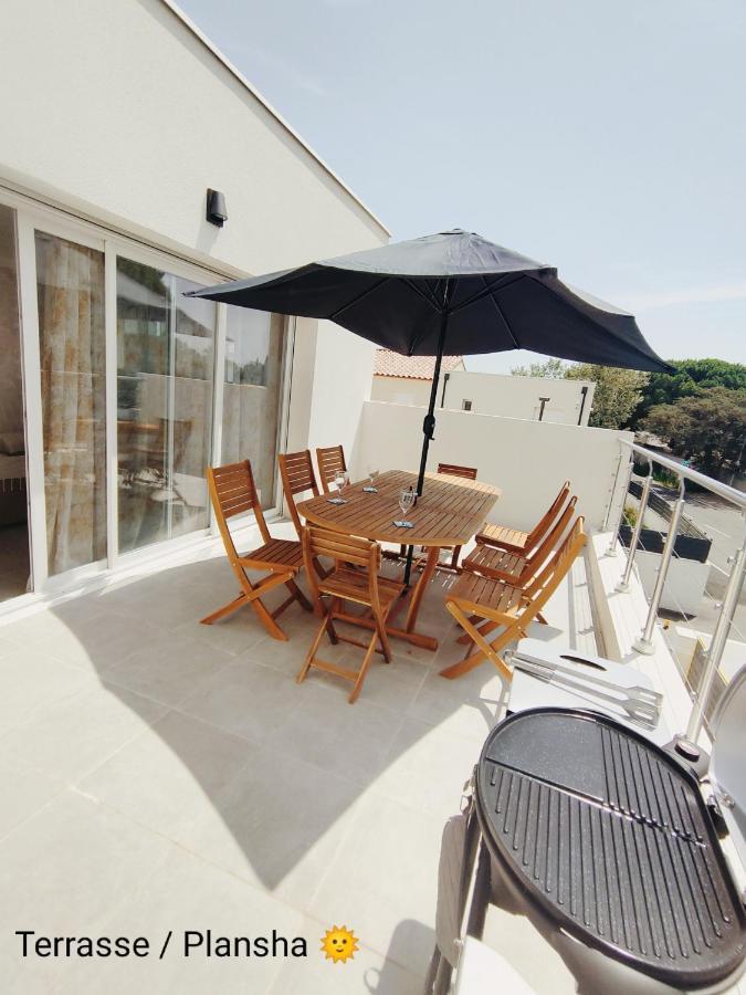 La Villa Yucca Vias Plage - 300M Plage Et Centre Exterior foto